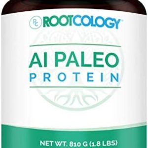 Rootcology AI Paleo Protein - Dairy-Free and Soy-Free 26g Hydrolyzed Beef Protein - Dietary Supplement Powder for Energy and Muscle Support by Izabella Wentz (Unflavored - 810g / 30 Servings)