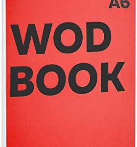 WODBOOK A6 Cross Training Journal by ProFit - WOD Logbook - Cross Training Tracking Diary – WOD Book | 140 pages - Track 125 WODs | Designed to Track Your Strength, Conditioning and Skills