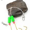 Gourami 6/12PCS Saltwater Pompano Rigs for Surf Fishing,Double Drops Pompano Rig with Floats,Florida Offshore Surf Fishing - Image 3