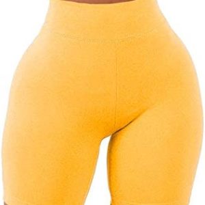 Aurgelmir Women's Workout Shorts High Waist Booty Gym Yoga Pants Butt Lifting Sports Leggings Basic Biker Shorts