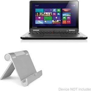 BoxWave Stand and Mount Compatible with Lenovo ThinkPad Yoga (Stand and Mount by BoxWave) - VersaView Aluminum Stand, Portable, Multi Angle Viewing Stand for Lenovo ThinkPad Yoga