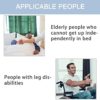 Bed Trapeze for Elderly，Ceiling Mounted Trapeze for Bed Mobility Transfer, Stand Ladder Bed Helper for Disabled, Elderly, Suitable for Hospital, Bedroom Bed Mobile Pull Up Aid - Image 3