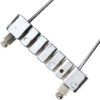Dasunny 6-String Guitar Trapeze Tailpiece Bridge for Jazz Guitar or LP Style Tele Guitar, Silver Tone - Image 5