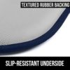 Gorilla Grip Memory Foam Chair Cushions, Slip Resistant, Thick and Comfortable Seat Cushion Pads, Durable Soft Pain Relief Pad for Office Desk, Dining Table, Kitchen Chairs, Set of 2, 16x16, Navy - Image 3