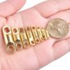OROOTL Fishing Swivels Saltwater Heavy Swivels High Strength Fishing Bearing Swivel Copper Fishing Swivel Connectors Brass Barrel Swivels Wind on Swivels for Sea Ocean Fishing - Image 7