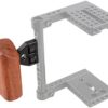 CAMVATE DSLR Wood Wooden Handle Grip Mount Support for DV Video Cage Rig (Left Hand) - 1242 - Image 4