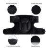 Audance Knee Pads for Women Men, Work, Professional Protective with Thick EVA Foam Padding, Comfortable Kneeling Cushion Floors Cleaning Scrubbing Construction Work(S), Black, Small - Image 5