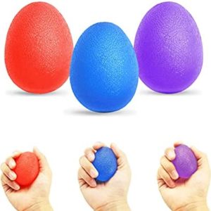 Grip Balls, Hand Exercise Balls, Stress Relief Ball for Adults and Kids, Finger Arthritis Therapy Ball, Large，Medium and Small Multistage Hardness Kit, It's a Great Gift for Children and The Elderly