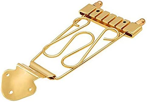 Guitar 6 String Bridge Gold Iron Jazz Tailpiece Trapeze For Hollow Body Archtop Guitars Parts Replace Electric LP Guitars - Image 2
