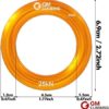 GM CLIMBING Rappel Ring 25kN for Rock Climbing Arborist Rescue Slackline Hammock Pack - Image 2