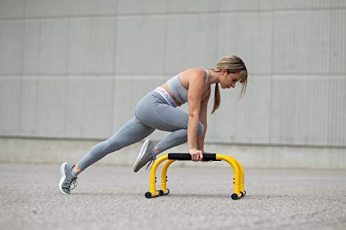 Lebert Fitness Parallette Push Up Bars Dip Station Stand - Perfect for Home and Garage Gym Exercise Equipment - Gymnastics, Calisthenics, Strength Training Parallel Bars for Men and Women - Image 11