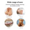 Wooden Cleaning Finger Nail Brush with Nylon Charcoal Bristles & Hanging Rope - Double-Sided Fingernail Brush for Scrubbing Fingernails and Toes (Beechwood) - Image 6