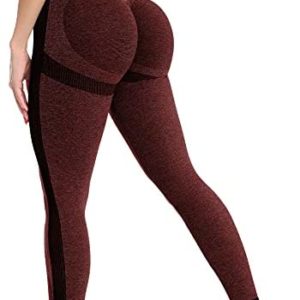 YEOREO Scrunch Butt Lift Leggings for Women Workout Yoga Pants Ruched Booty High Waist Seamless Leggings Compression Tights