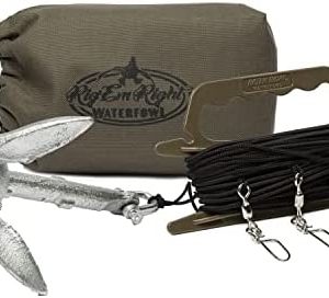 Rig'Em Right Waterfowl Jerk Rig Decoy Motion Device for Duck Hunting - Gives Motion for up to Four Decoys