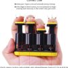 Hand Grip Strengthener 3Pcs - Adjustable Finger Exerciser, Grip Strength Trainer for Arthritis - Hand Grip Workout Equipment for Musician - Finger Stretcher Resistance Band Grip Ring, Guitar Beginner - Image 5
