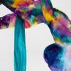 "Fly and flow" - aerial silks yoga art print. - Image 2