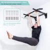 PULLUP & DIP Wall Mounted Pull Up Bar, Premium Multi Grip Chin Up Bar for Wall Mounting Incl. Pull-Up Band, Screws & eBook, Up to 200 kg (440 lbs) - Image 2
