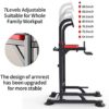 Power Tower Dip Station Workout Pull up for Home Gym Adjustable Height Strength Training Fitness Equipment - Image 4