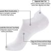 ATBITER Ankle Socks Women's Thin Athletic Running Low Cut No Show Socks With Tab 6-Pairs - Image 3