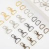 100PCS Premium Swivel Snap Hooks and D Rings, Swivel Snap Hooks for Keychain and Sewing Project(3/4"Inside Width) Silver - Image 7