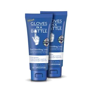 Gloves in a Bottle Shielding Lotion, Relief for Eczema and Psoriasis, 3.4 ounces (Pack of 2)