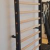 ARTIMEX Stall Bars Metal/Wood (Swedish Ladder) for Physical Therapy and Gymnastic - Used in Homes, Gyms, Clinics and Fitness Centers - 7 feet, 6 1/2 x 2 feet, 11 1/2 inches, Code 221-M-Black - Image 3