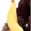 Amscan Baby Monkey Onesie Halloween Costume for Infants, Includes a Banana Wrist Rattle - Image 3