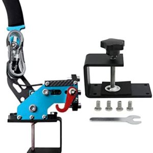 Obokidly 2-in-1 USB Handbrake Support G29 Compatible with PS4 ONE + PC for Simracing Game Sim Rig with Clamp (Blue-for G29)