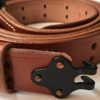 US M1907 Leather Sling Leather & Steel HARWARE - Image 3