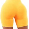 Aurgelmir Women's Workout Shorts High Waist Booty Gym Yoga Pants Butt Lifting Sports Leggings Basic Biker Shorts - Image 3