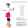 4 Pieces Kids Knee Pad Dance Volleyball Knee Pads Anti Slip Sponge Kneepads Brace Soft Breathable Elastic Knee Protector for Dancers Youth Girls Boys Sports Dance Skating Cycling Running - Image 4