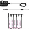 Pedal Power Supply Adapter 9V DC 1A 1000ma Tip Negative 5 Way Daisy Chain Cables for Guitar Effect Pedals - Image 6