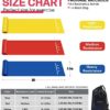 Resistance Bands Set - Exercise Bands with 8 Resistance Levels,Booty Loop Bands for Leg and Butt,Workout Bands for Physical Therapy,Yoga,Pilates,Rehab,Stretching and Home Workout - Image 6