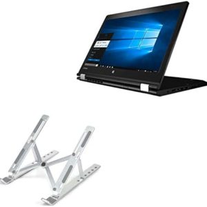 BoxWave Stand and Mount for Lenovo ThinkPad P40 Yoga (Stand and Mount by BoxWave) - Compact QuickSwitch Laptop Stand, Portable, Multi Angle Viewing Stand for Lenovo ThinkPad P40 Yoga - Metallic Silver