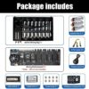 8 GPU Mining Rig Complete System, Ethereum Crypto Miner Machine Case for 2400W Redundant Digital Power Supply ＆ 9 Cooling Fans, BTC/LTC/ETH/ZEC Miner Frame with Motherboard/CPU/SSD/RAM/Windows System - Image 6