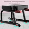 Yoga Inversion Stool Household Inversion Inversion Chair Shoulder Upside Down Pad Fitness Equipment (Color : Black, Size : 61.5 * 48 * 35.5cm) - Image 4