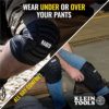 Knee Pads, Lightweight Padded Knee Sleeves, Breathable Mesh Back, Elastic Cuff with Slip-Resistant Silicone, Black, M/L Klein Tools 60492 - Image 6