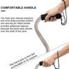 BigAlex Quad Cane Adjustable Walking Cane Flexible Lightweight Comfortable Foam Padding Handle with 4-Pronged feet for Extra Stability Small Quad Base for Men Women and Seniors - Image 3
