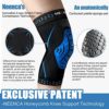 NEENCA Professional Knee Brace, Compression Knee Sleeves Support with Patella Sponge Pad, Premium Ultra-Thin Knee Pads for Knee Pain, Running, ACL, Arthritis, Joint Pain, Meniscus Tear, Sports. ACE-58 - Image 3