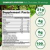 PlantFusion Complete Vegan Protein Powder - Plant Based Protein Powder With BCAAs, Digestive Enzymes and Pea Protein - Keto, Gluten Free, Soy Free, Non-Dairy, No Sugar, Non-GMO - Chocolate 2 lb - Image 2