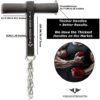 Vikingstrength Forearm Blaster- Fat Thick Grips Forearm strength excercise equipment. Thick Wrist Roller Grips for Muscle building and Injury prevention Hand Grip Strengthener + V-Strength Workout App - Image 5