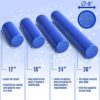 Yes4All High-Density Round EPP Foam Roller 12", 18", 24", 36" for Back, Legs, Exercise, Deep Tissue, and Muscle Massage - Image 6