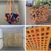 Zhuge Safety Lifting Net Straps, Flat Nylon Sling Hoisting Net, Loading and Unloading Heavy Objects 10cm Square Mesh Tear Resistance for Construction Rigging Moving Towing Hoisting Work Gear 1*1m - Image 7