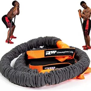 Ron Williams Fitness Resistance Band with Handles - Home Gym Resistance Training for Men and Women
