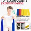 Resistance Bands Set - Exercise Bands with 8 Resistance Levels,Booty Loop Bands for Leg and Butt,Workout Bands for Physical Therapy,Yoga,Pilates,Rehab,Stretching and Home Workout - Image 4