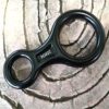 HUOFU 35KN Aluminum Climb Rescue Figure 8 Descender, Rappelling Gear Downhill Equipment, Rigging Plate for Climbing and Rappelling Device - Image 4