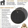 Gorilla Mats Premium Large Yoga Mat – 6' x 4' x 8mm Extra Thick & Ultra Comfortable, Non-Toxic, Non-Slip Barefoot Exercise Mat – Works Great on Any Floor for Stretching, Cardio or Home Workouts - Image 2