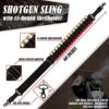 Bedone Shotgun Sling with 15-Round(12 Gauge) Shellholder, Metal Hooks and Mil-Spec Swivels Adapters(Studs Included), Adjustable Strap Length Gun Sling for Shotgun Hunting - Image 2