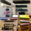 Multi-Purpose ( Adjustable ) Yoga/Exercise Mat Storage Hangers,Wall-Mounted Rack - Hangs Yoga Blocks, Towel, Foam Rollers, Gym Mats , yoga physio studio bracket stand - hold Up to 20Lbs, - Image 3