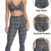 Amazon Essentials Women Yoga Leggings with Pockets High Waist Compression Workout Running Gym Print Pants - Image 4
